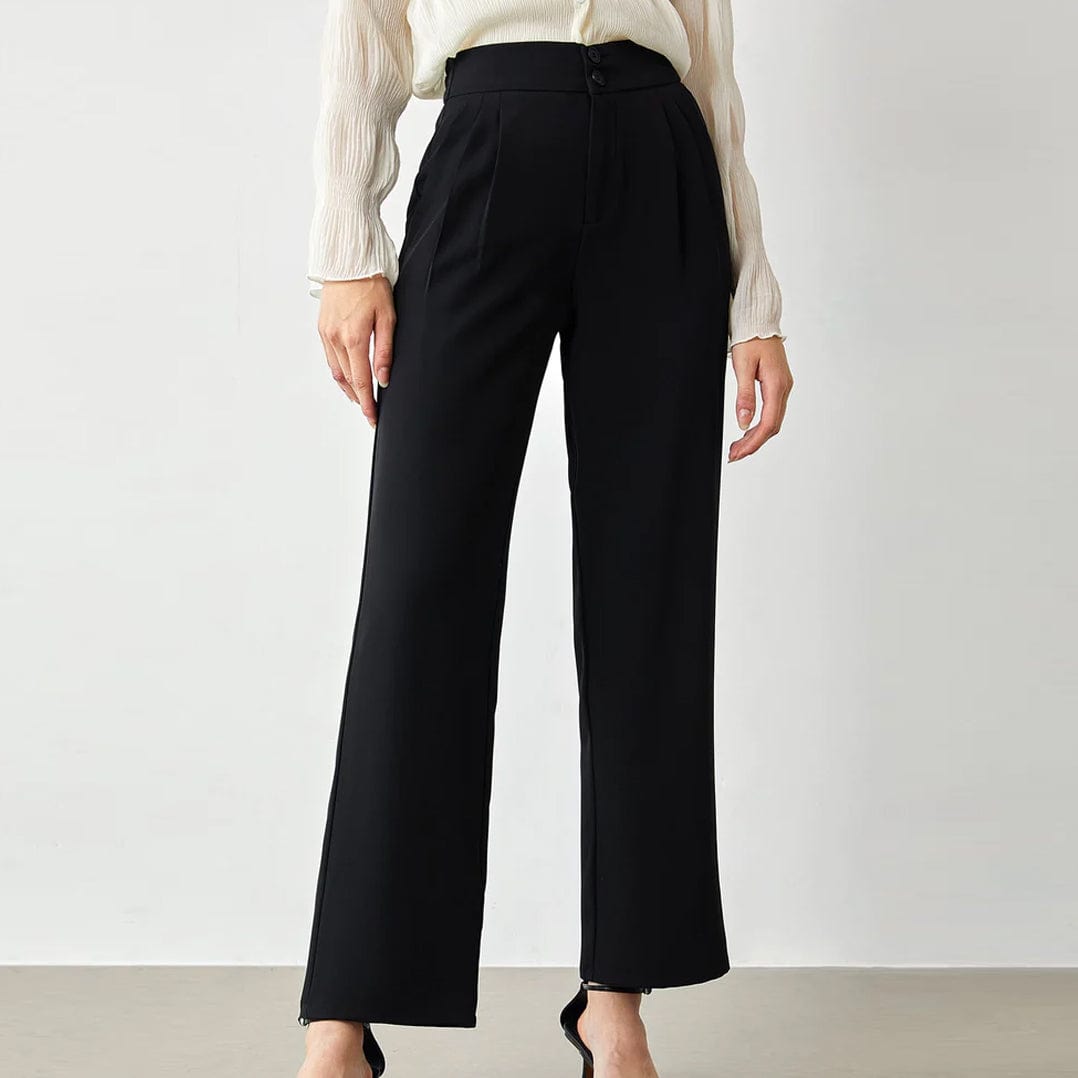 Reece Black Wide Leg Pants