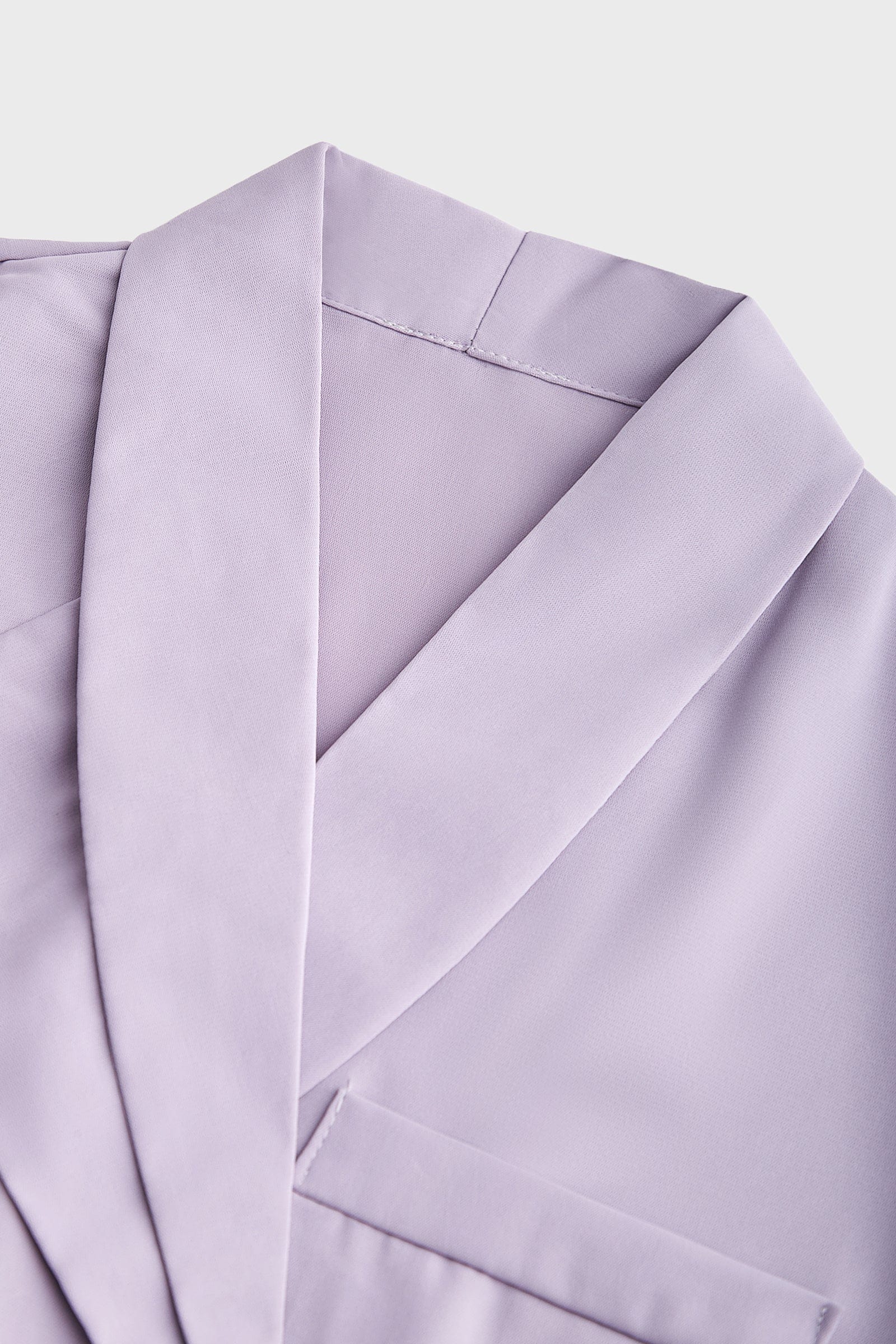 Medium Purple Asymmetric Button Down Shirt