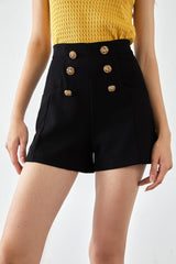 Violette Black  Nautical Shorts