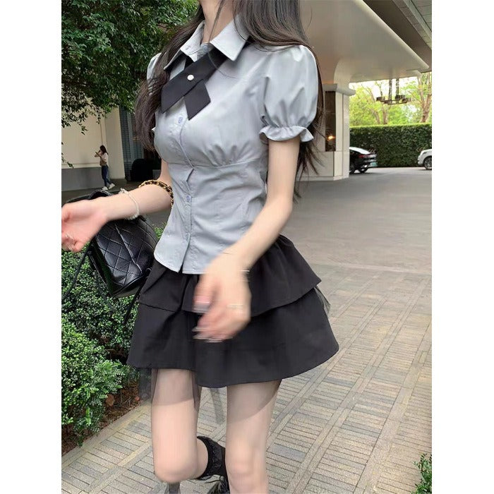 summer JK uniform women's two-piece set