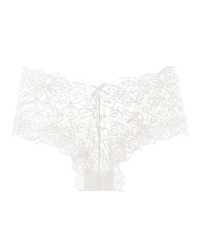 European And American Style Lace Women's Low-Lise Seamless Cut-Out Briefs