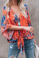 Real Charmer Shivering Print Bowknot Shirt - 3 Colors