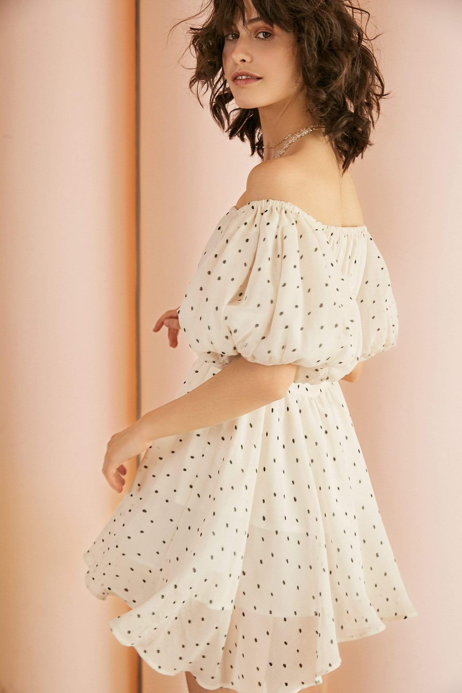 Ivory Garland Garden Dress