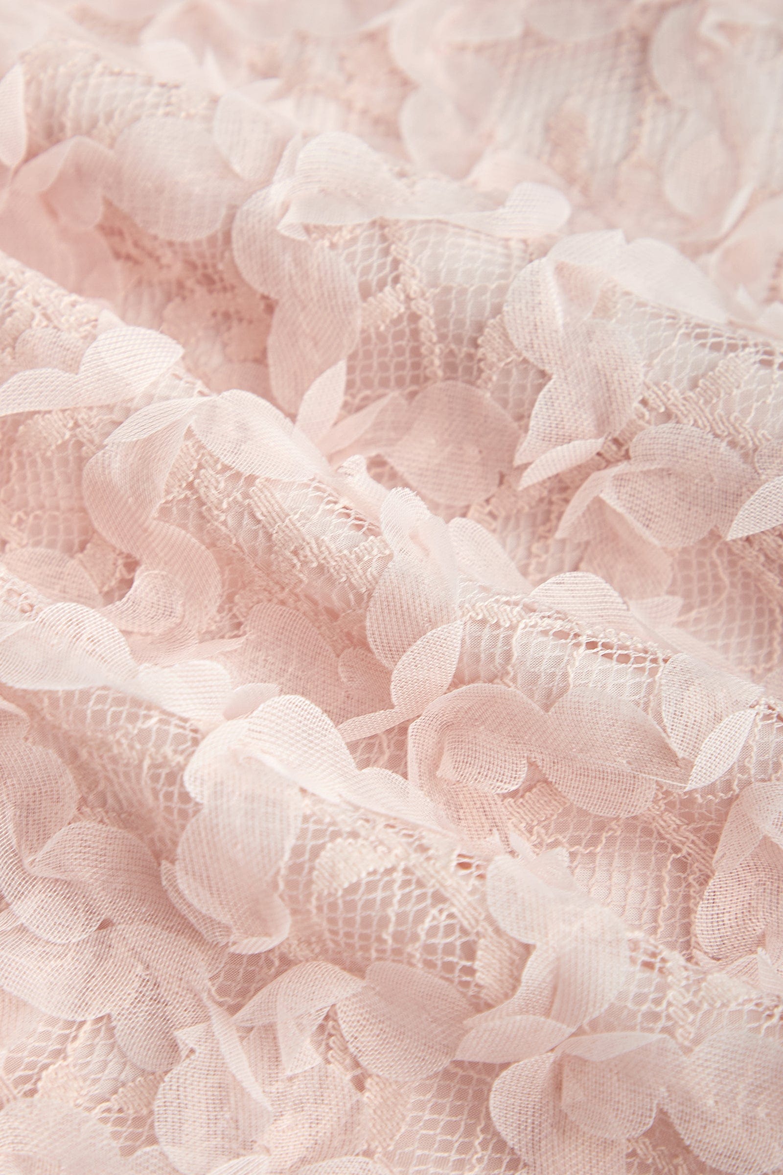 Pink Textured Floral Button Front Blouse