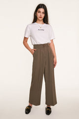 Sienna Pleat Detail Wide Leg Suit Pants