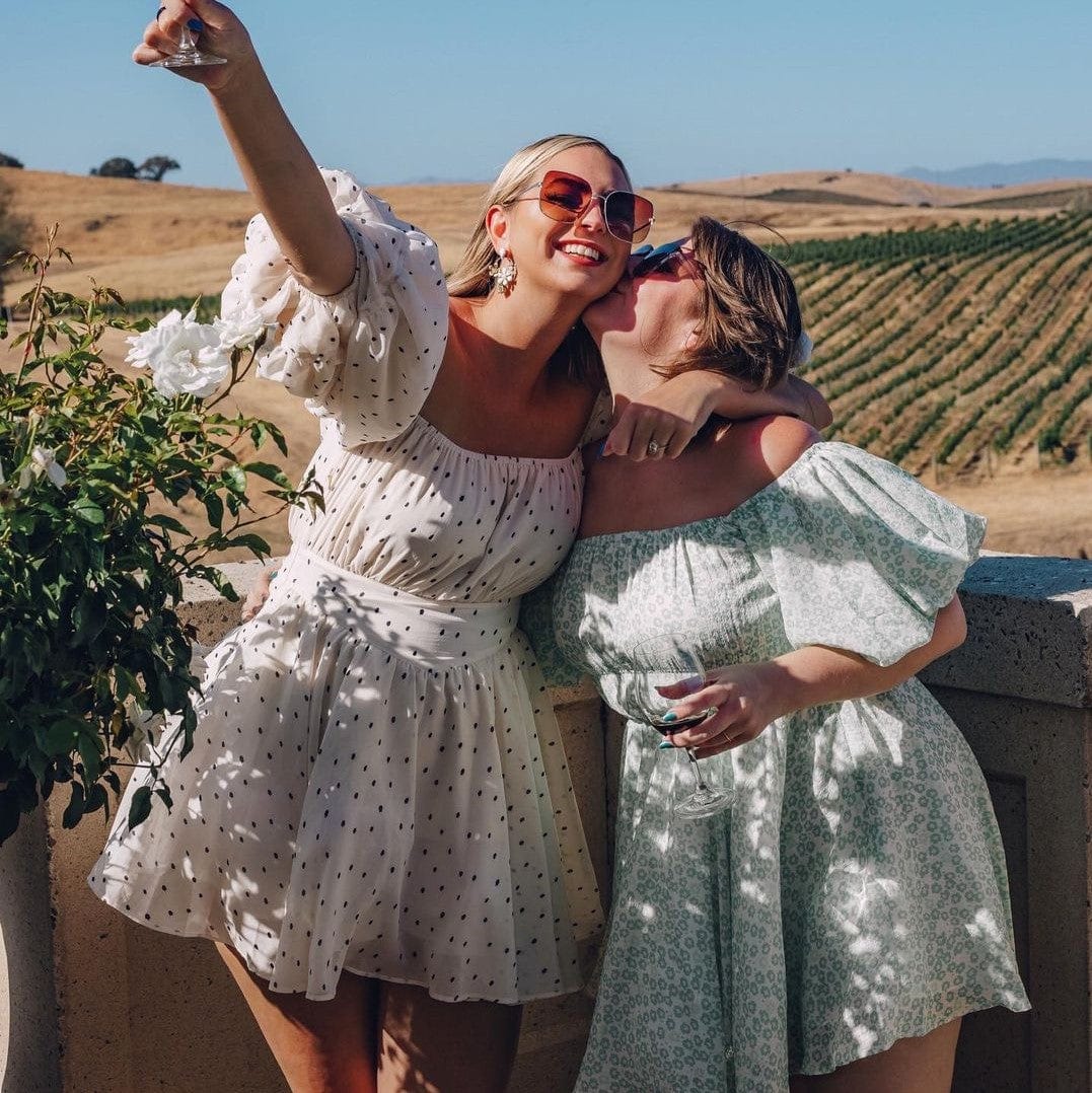 Ivory Garland Garden Dress