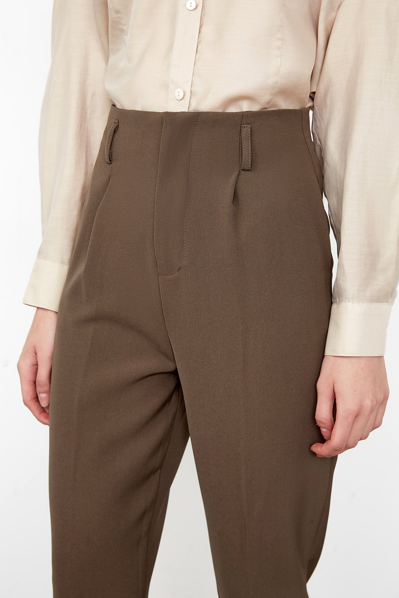 Kamren Saddle Brown Straight Leg Pants