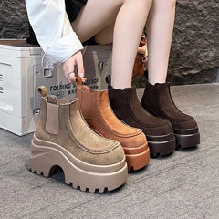 9CM High Platform Ankle Boots