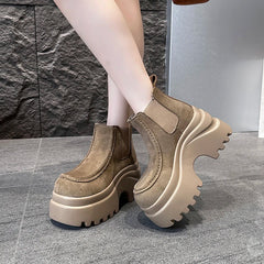 9CM High Platform Ankle Boots
