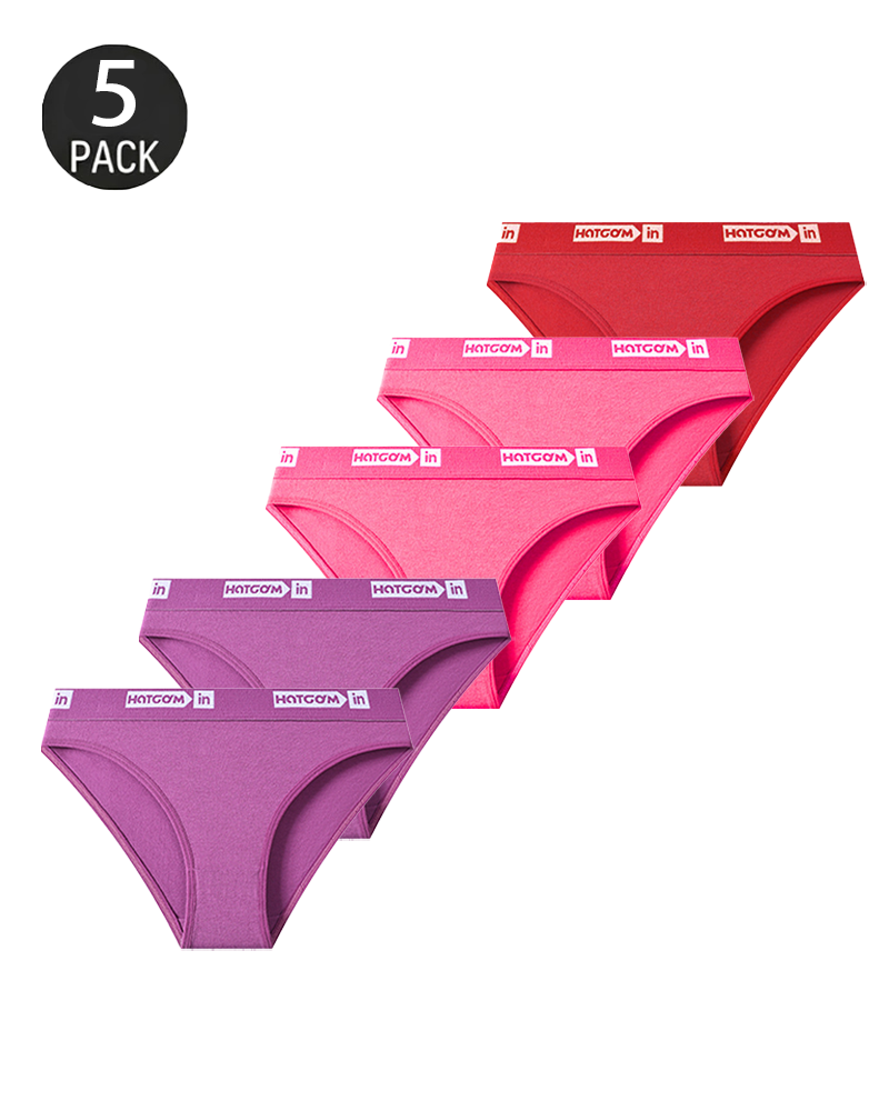 Cotton Antibacterial Crotch Women's Briefs