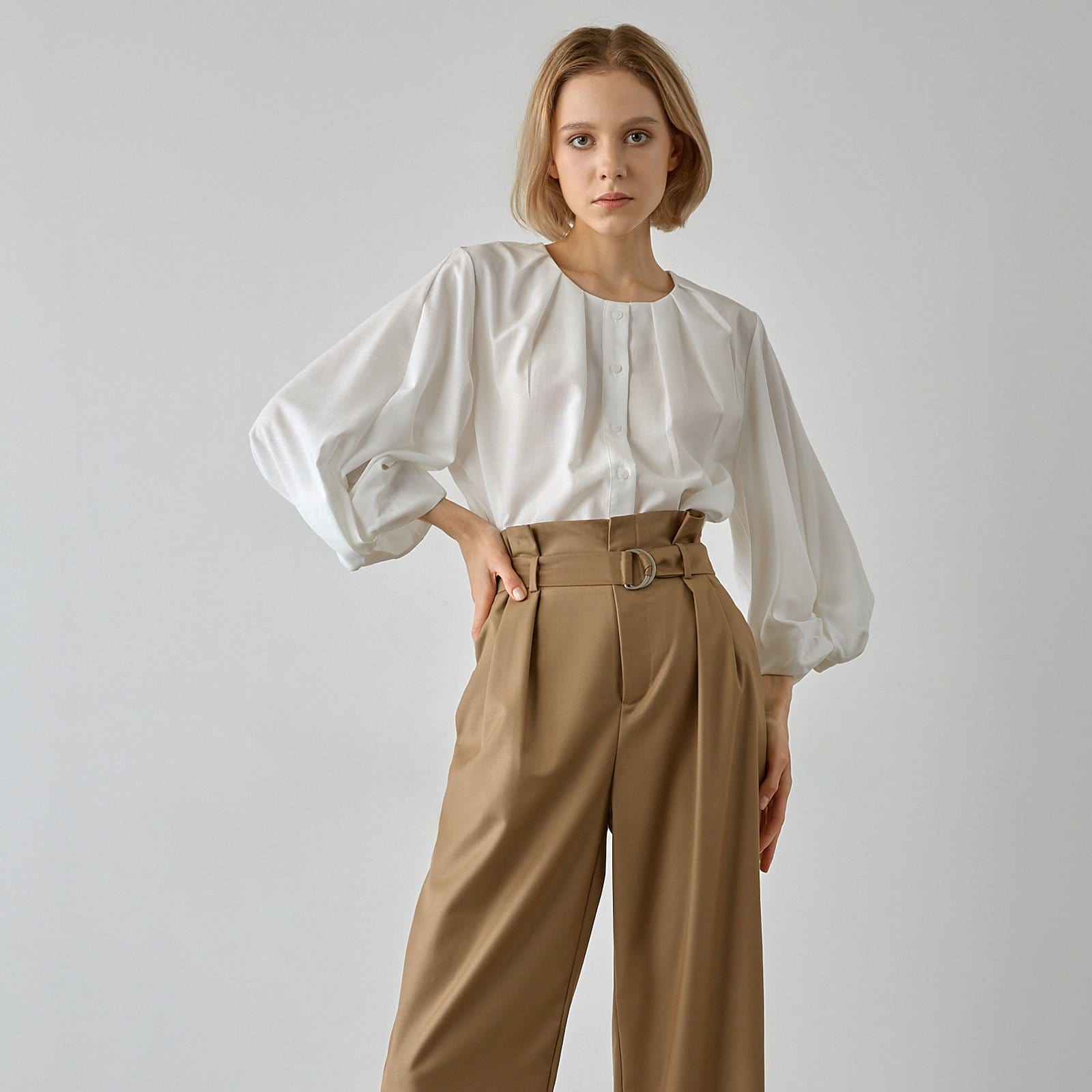 Lillianna White Long Shirt