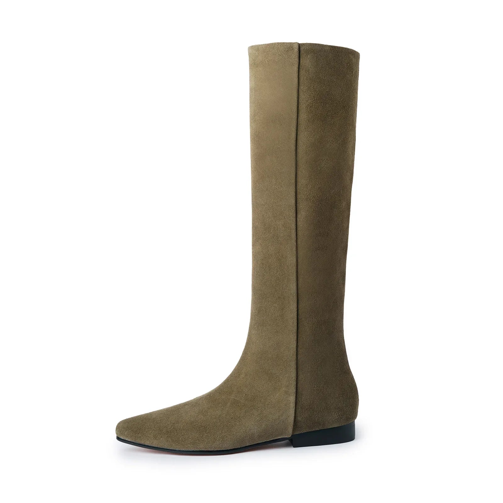 Autumn Cow suede Riding Boots