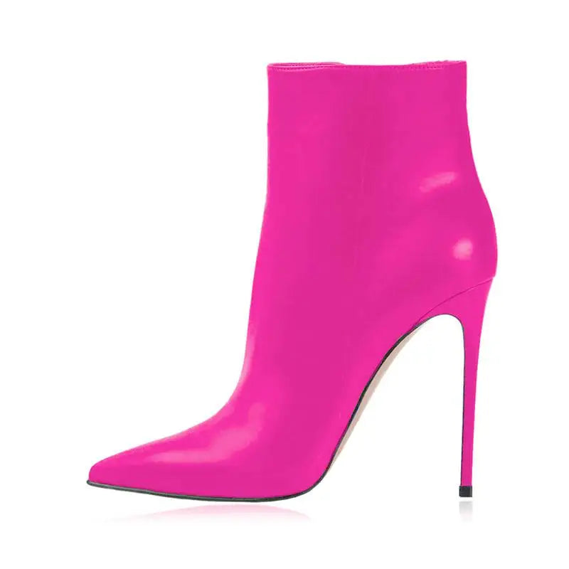 Autumn Patent Leather Modern Boots
