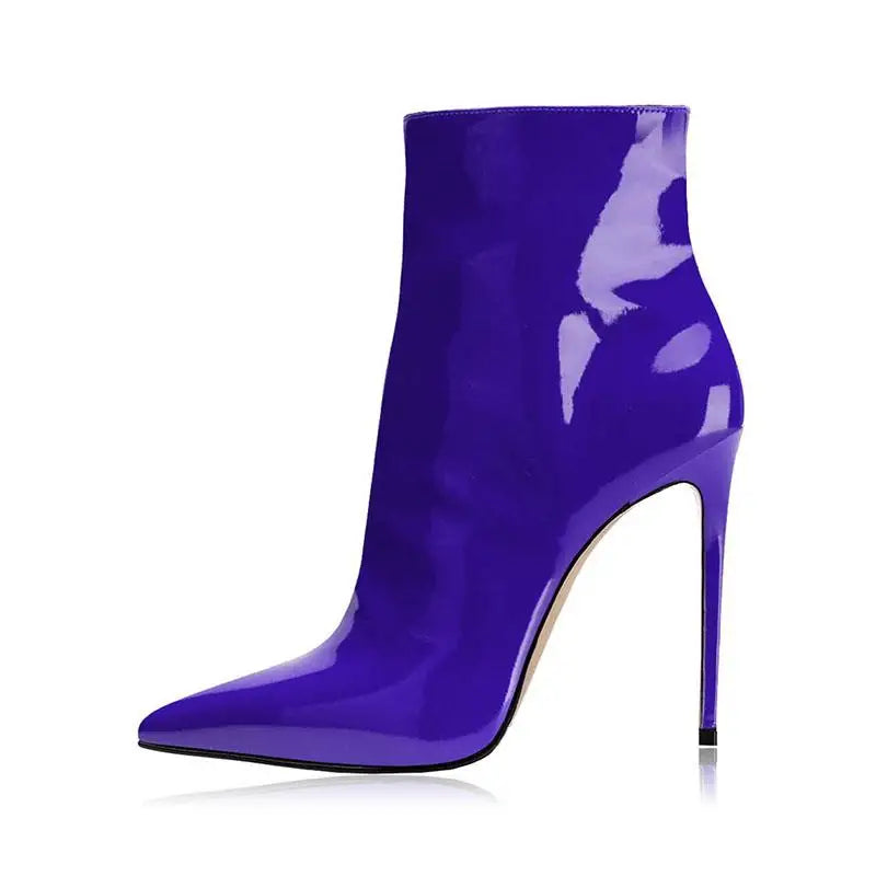 Autumn Patent Leather Modern Boots