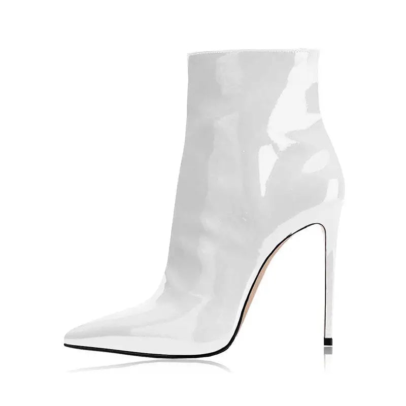 Autumn Patent Leather Modern Boots