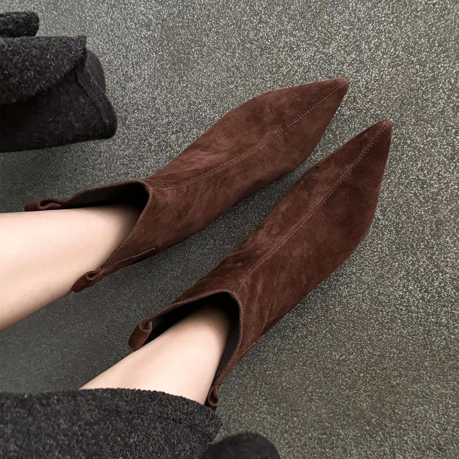 Autumn Sheepskin Short Boots