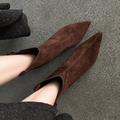 Autumn Sheepskin Short Boots