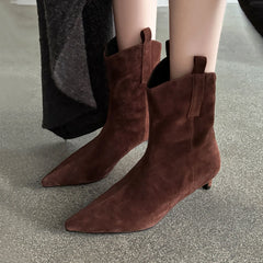 Autumn Sheepskin Short Boots