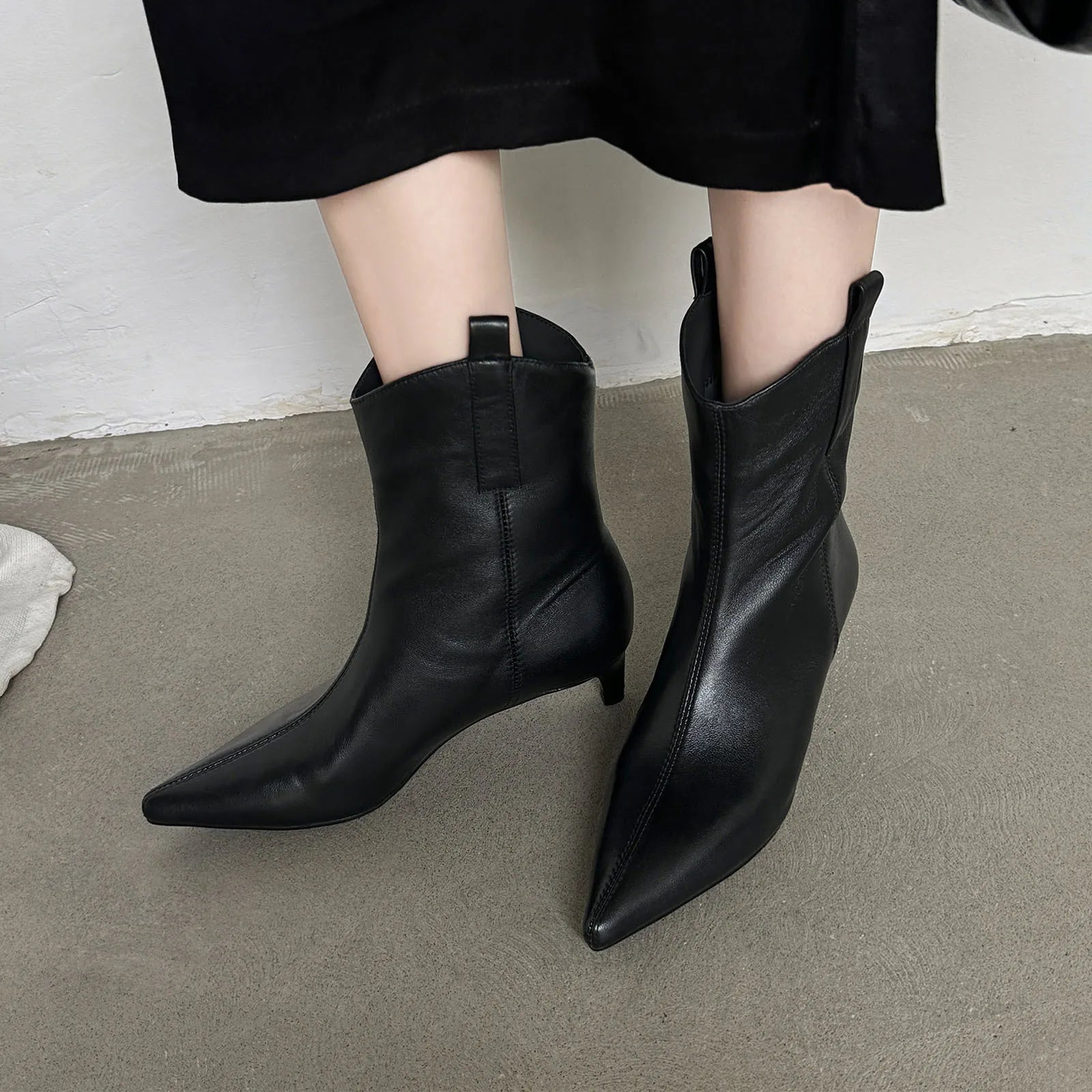 Autumn Sheepskin Short Boots