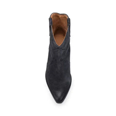 Autumn Suede Embroidery Western Boots