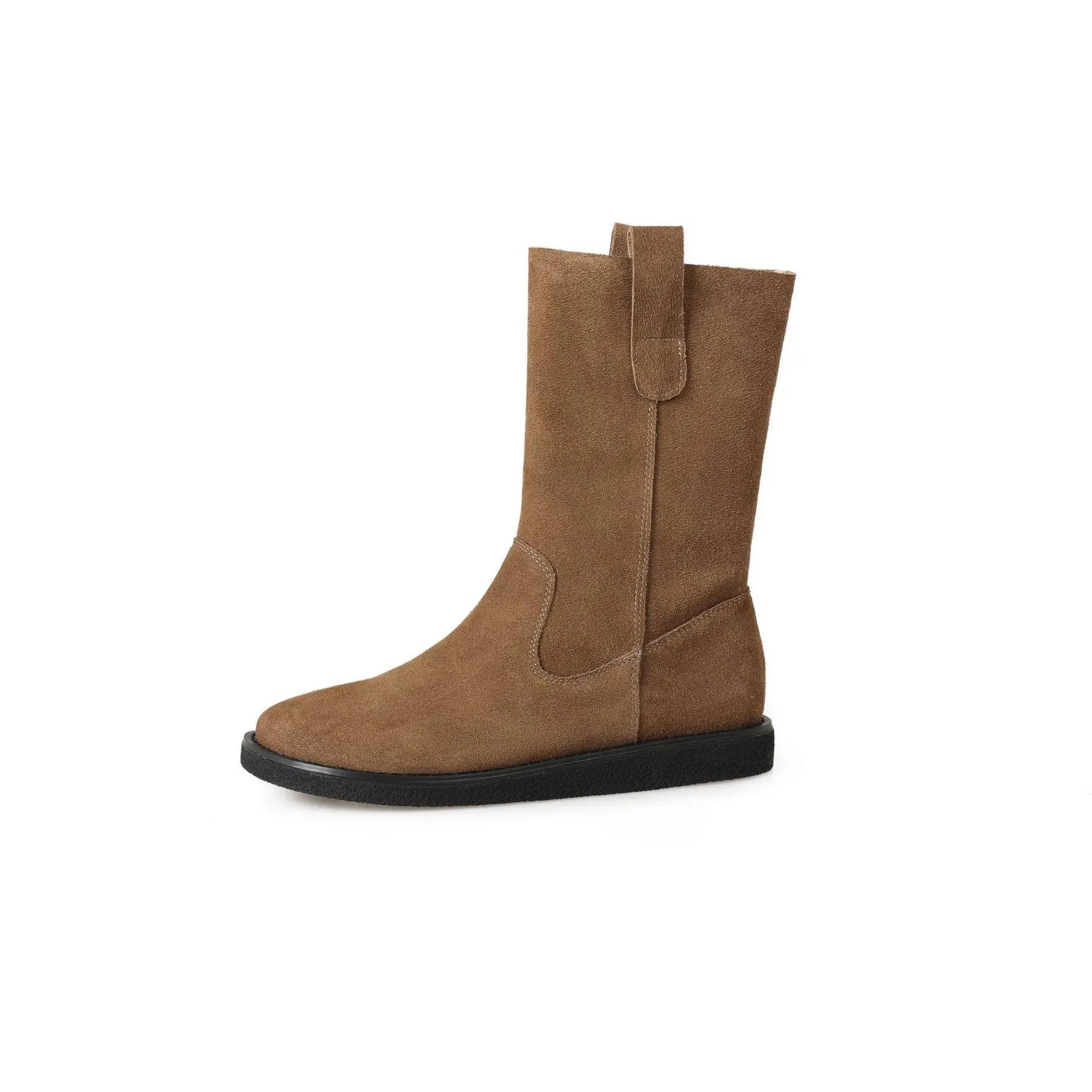 Autumn Cow suede Short Boots