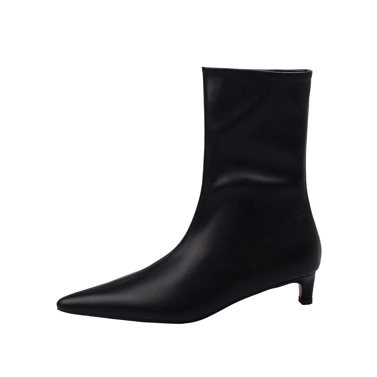 Autumn Cowhide Kitten heel Modern Boots