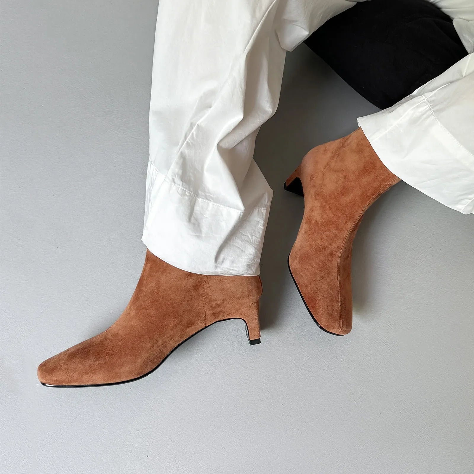 Autumn Sheep suede Short Boots