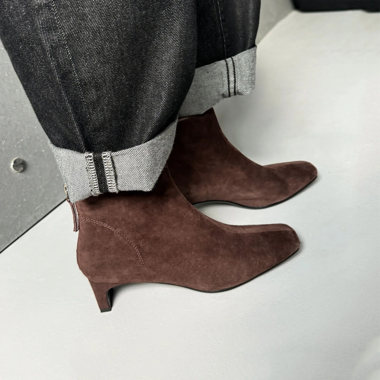 Autumn Sheep suede Short Boots