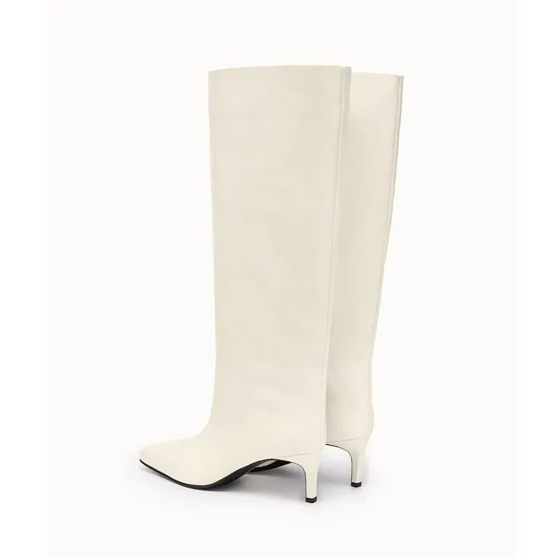 Autumn Women's Stone pattern Knee high Boots
