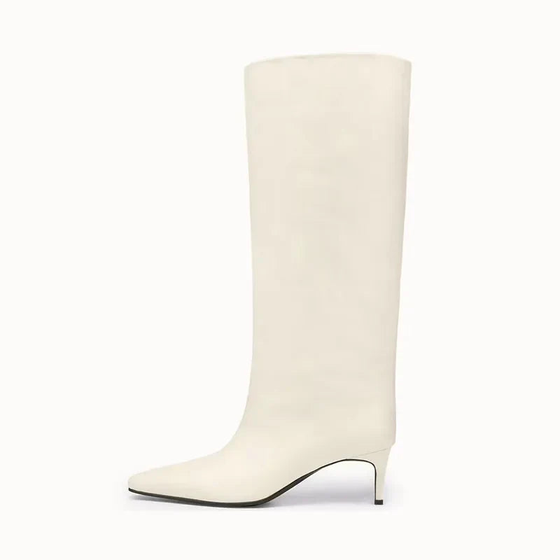 Autumn Women's Stone pattern Knee high Boots