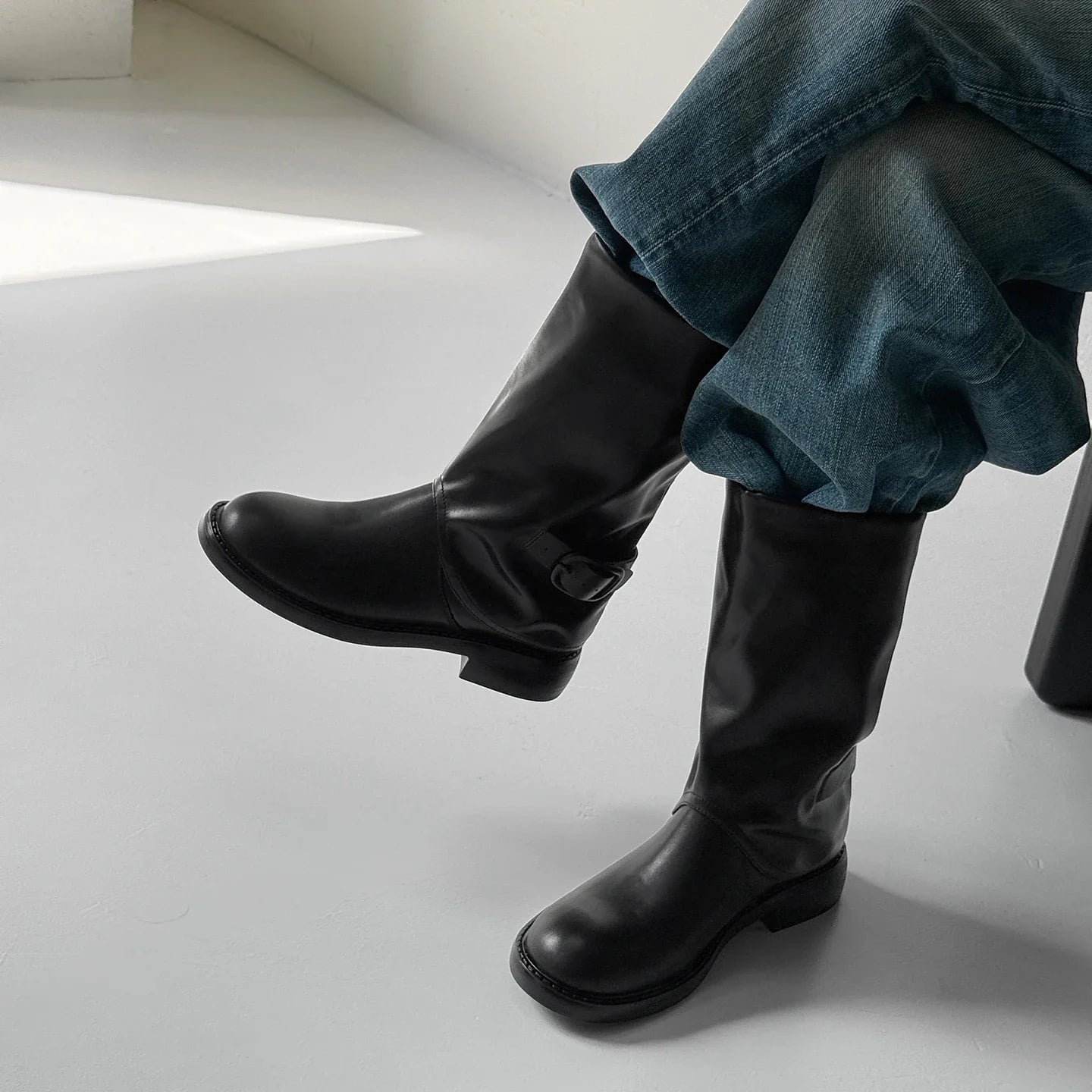 Autumn cowhide Western Boots