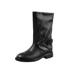 Autumn cowhide Western Boots