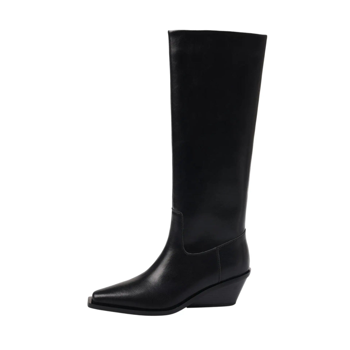 Spring Cowhide Wedges Knee high Boots