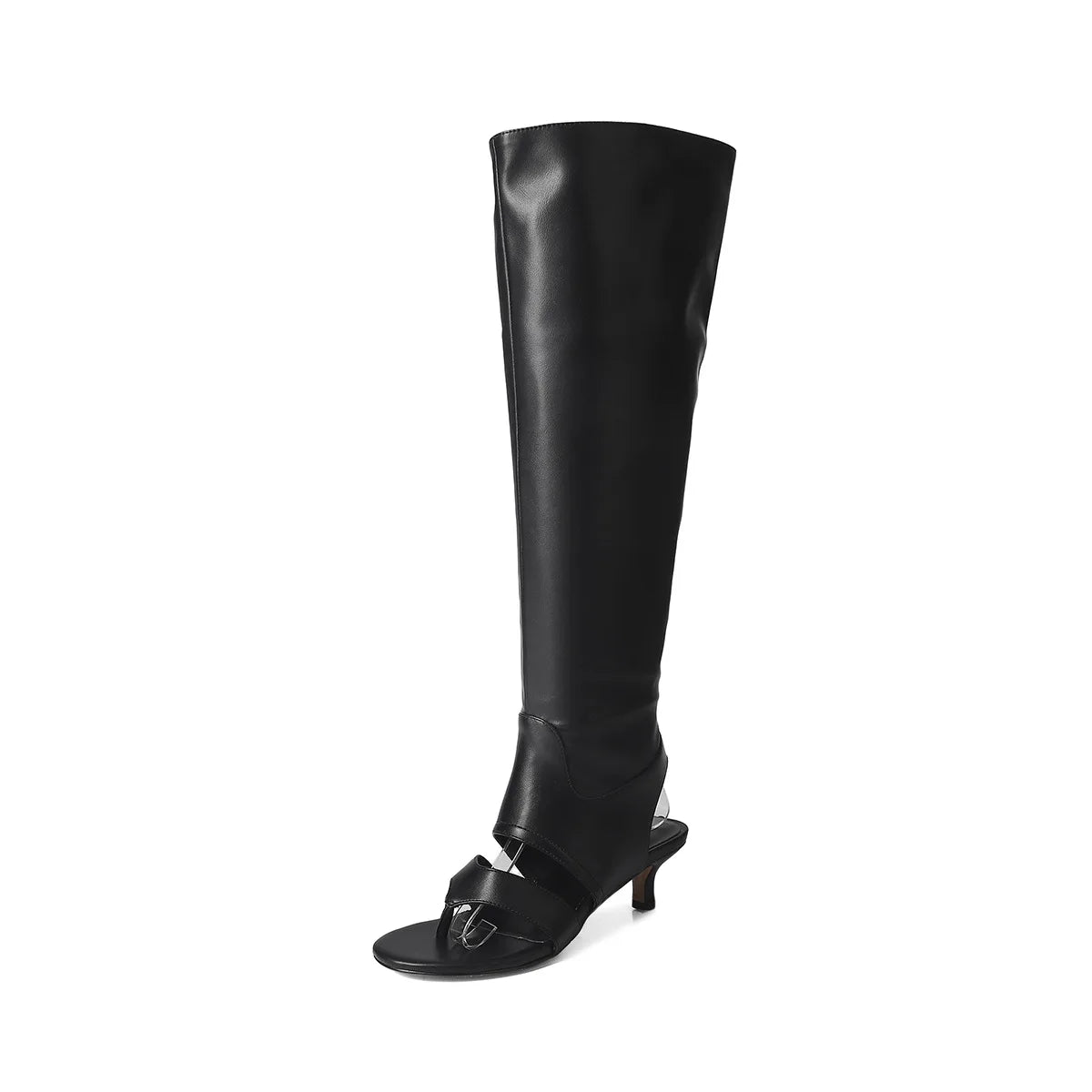 Summer Pinch toe Pleated Knee-high Boots