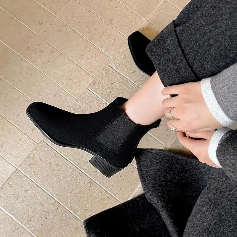 Autumn Coffee Cow suede Mixed Colors