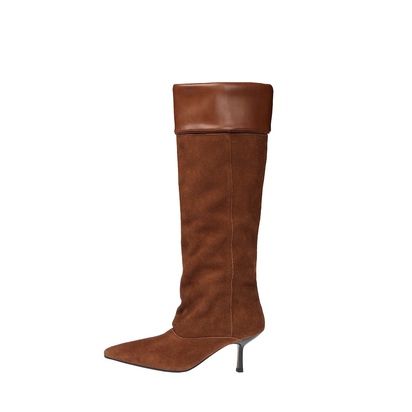 Autumn Cow suede Stilettos heels sexy Modern Boots