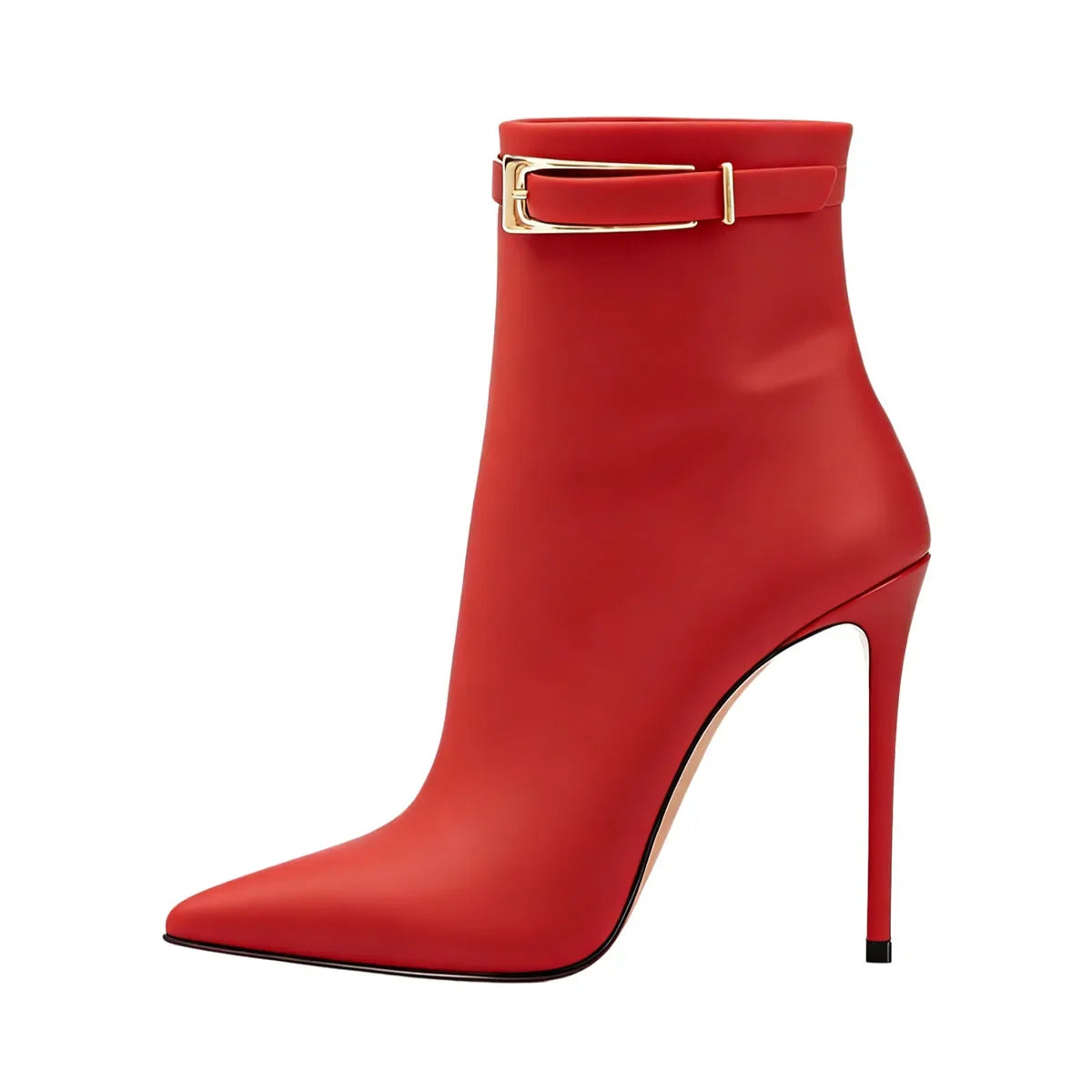 Autumn Patent Leather Belt buckle Short Boots