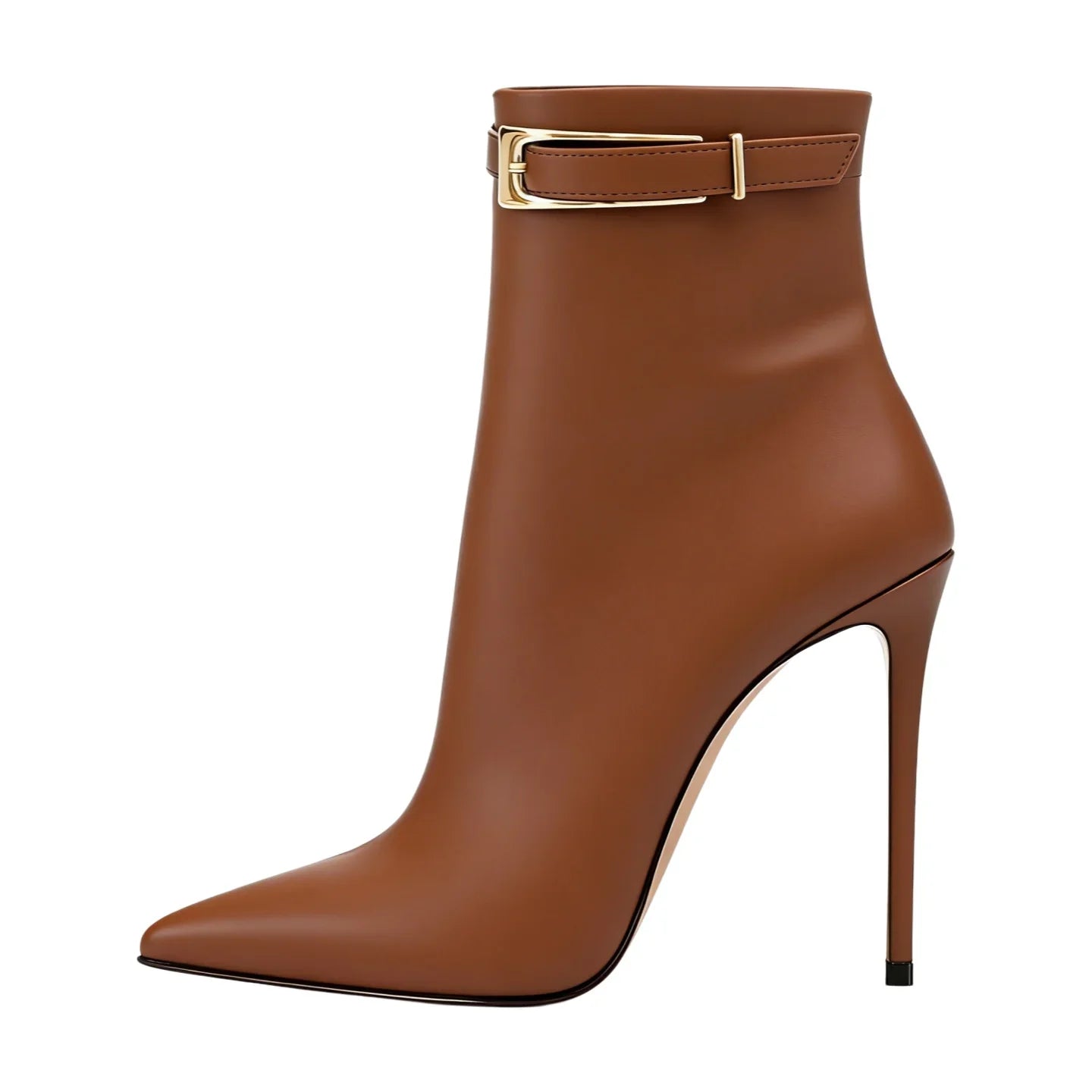 Autumn Patent Leather Belt buckle Short Boots