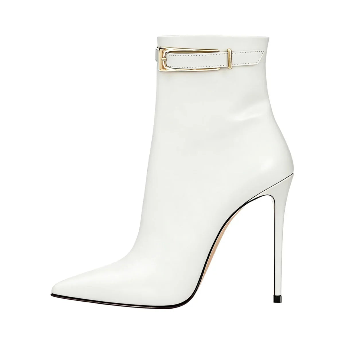Autumn Patent Leather Belt buckle Short Boots