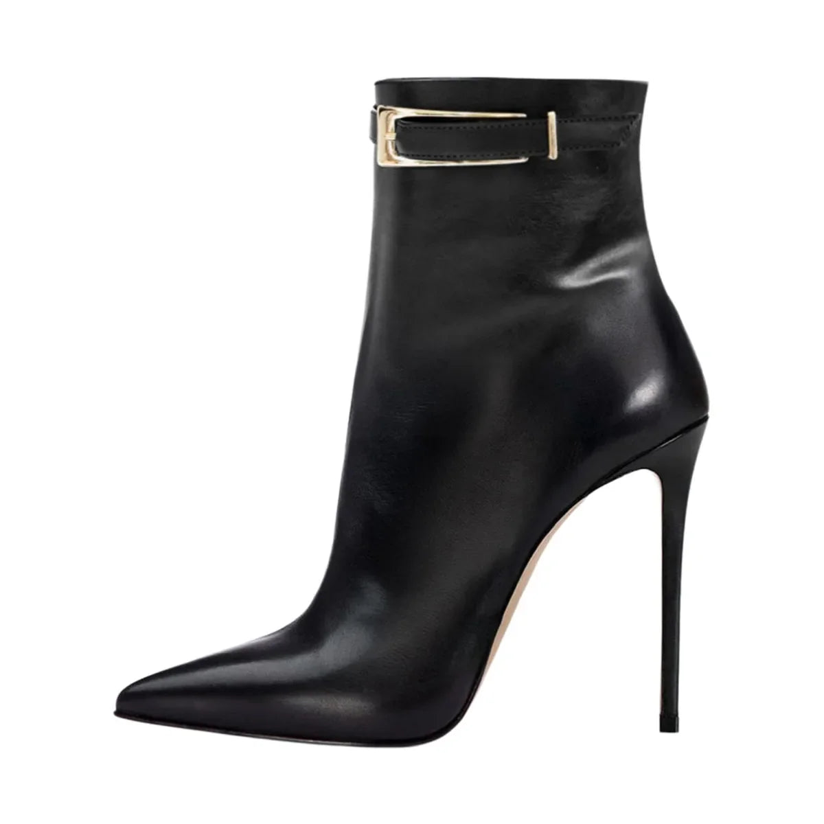 Autumn Patent Leather Belt buckle Short Boots