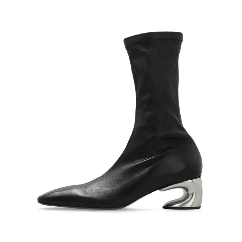 Autumn Strange Style Elastic Skinny Boots