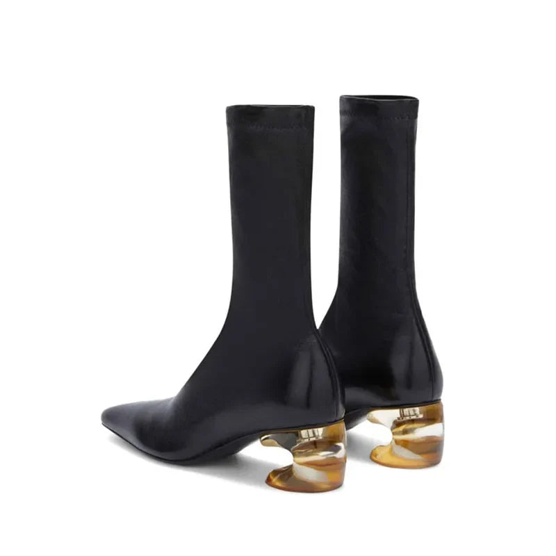 Autumn Strange Style Elastic Skinny Boots