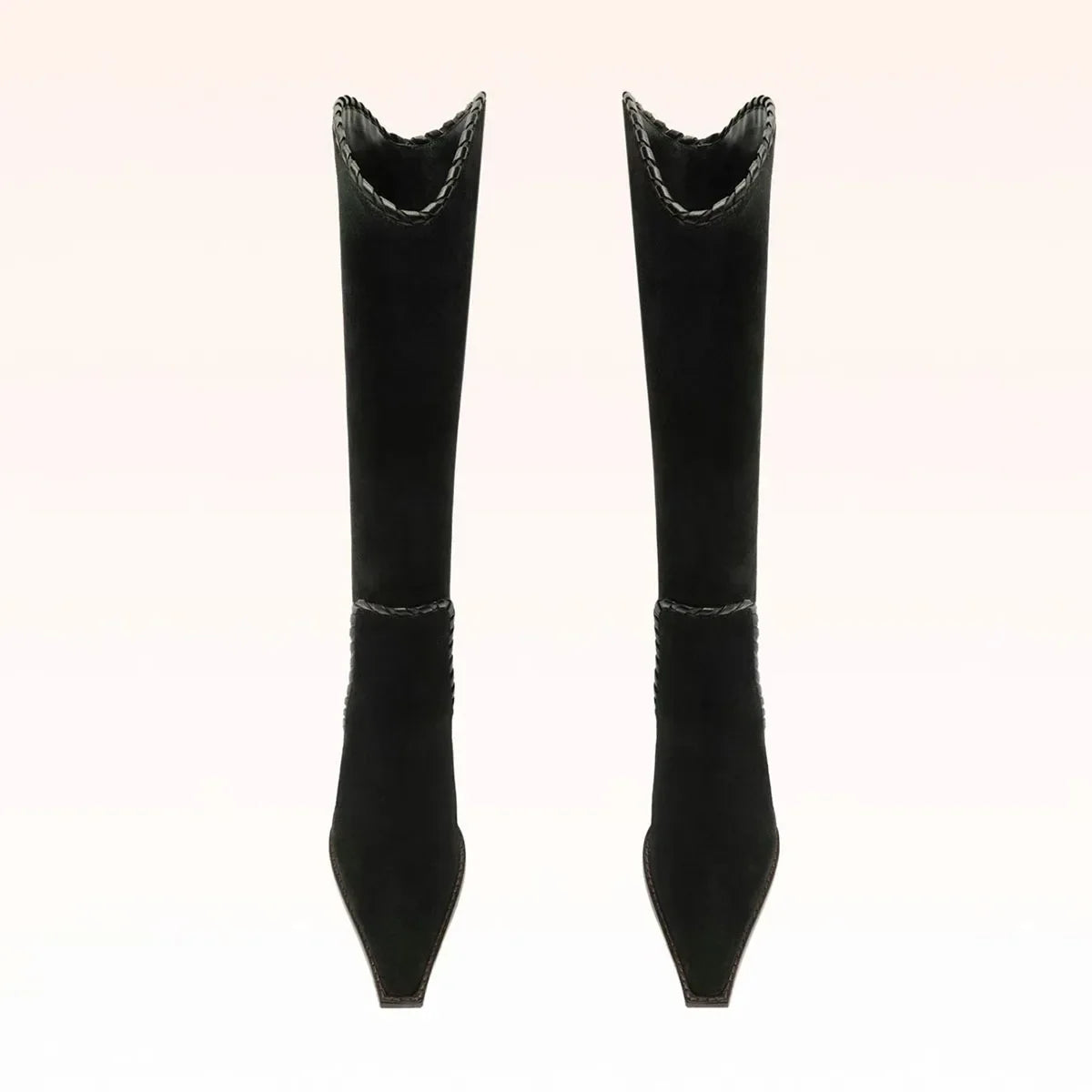 Autumn black nubuck Mid-Calf Boots