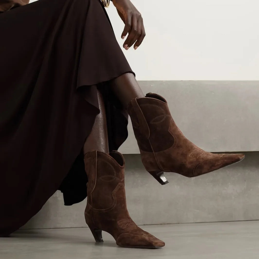 Genuine Leather Cowboy Boots