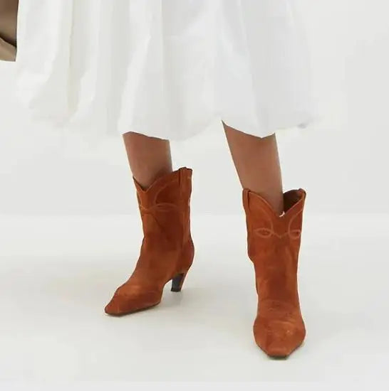 Genuine Leather Cowboy Boots