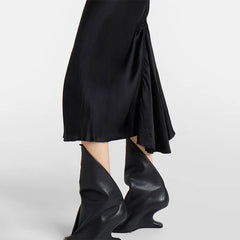Summer Brown suede Peep toe Boots