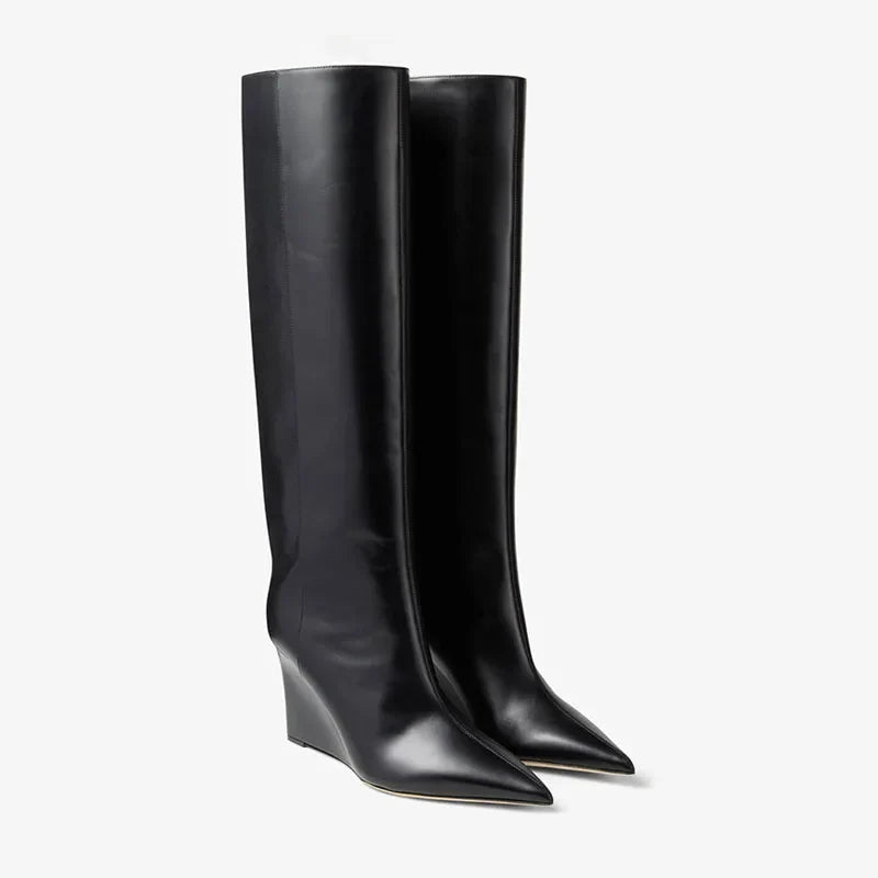 Wedges Knee High Boots