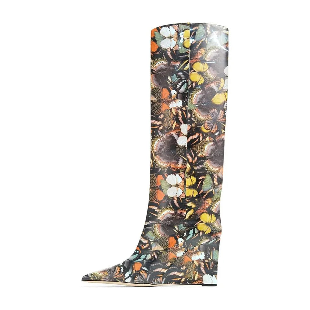 Wedges Knee High Boots