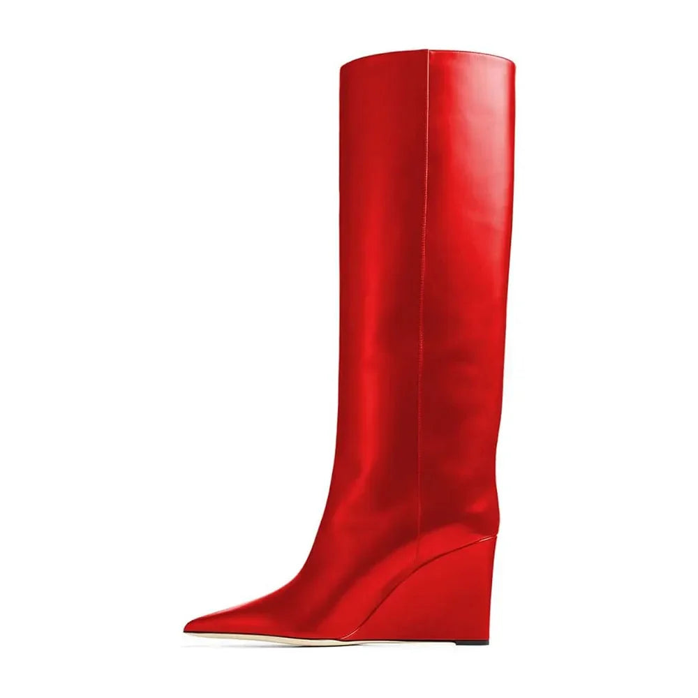 Wedges Knee High Boots