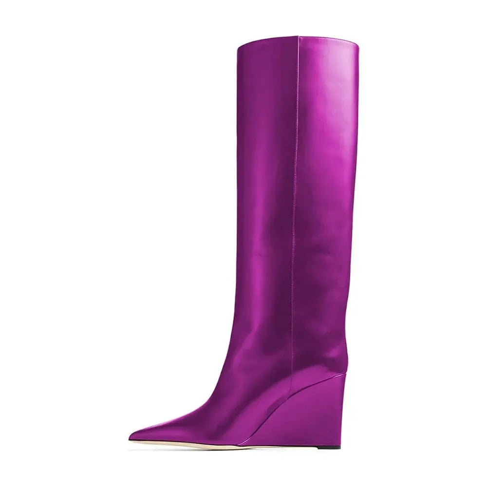 Wedges Knee High Boots